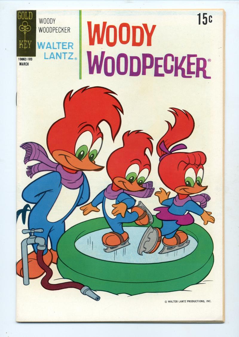 Woody Woodpecker #116     Ice Skating Cover