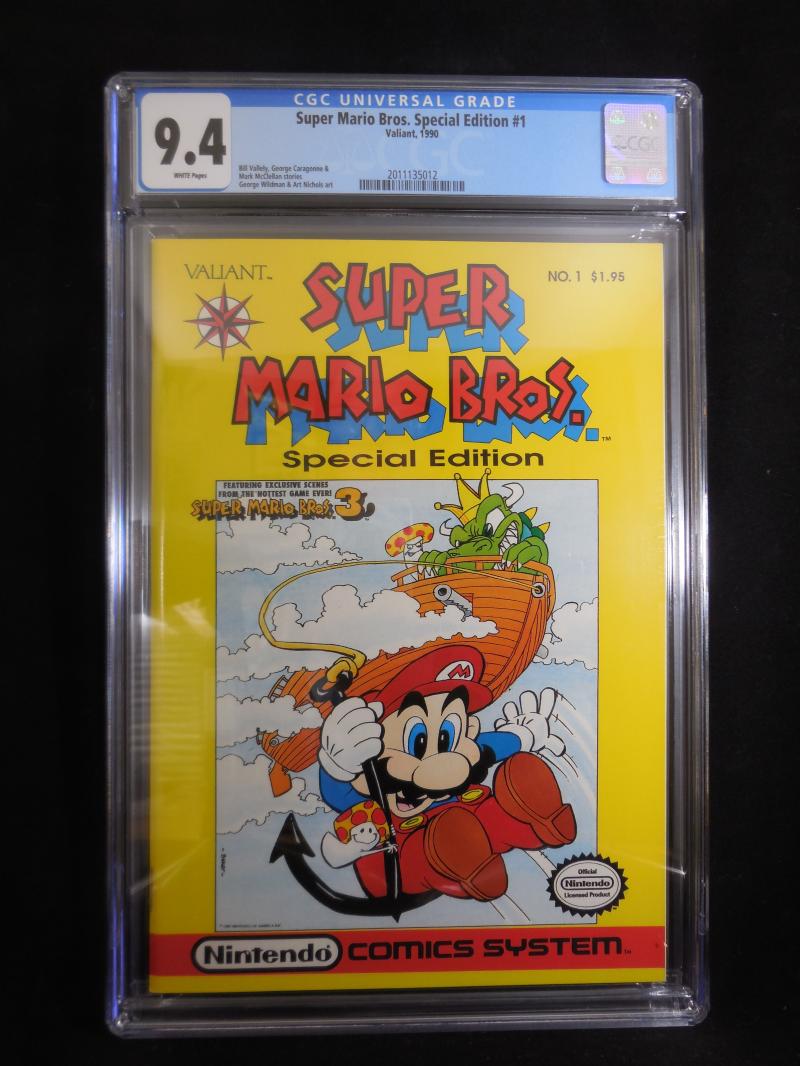 Super Mario Bros Special Edition 1 CGC 9.4 White Pages