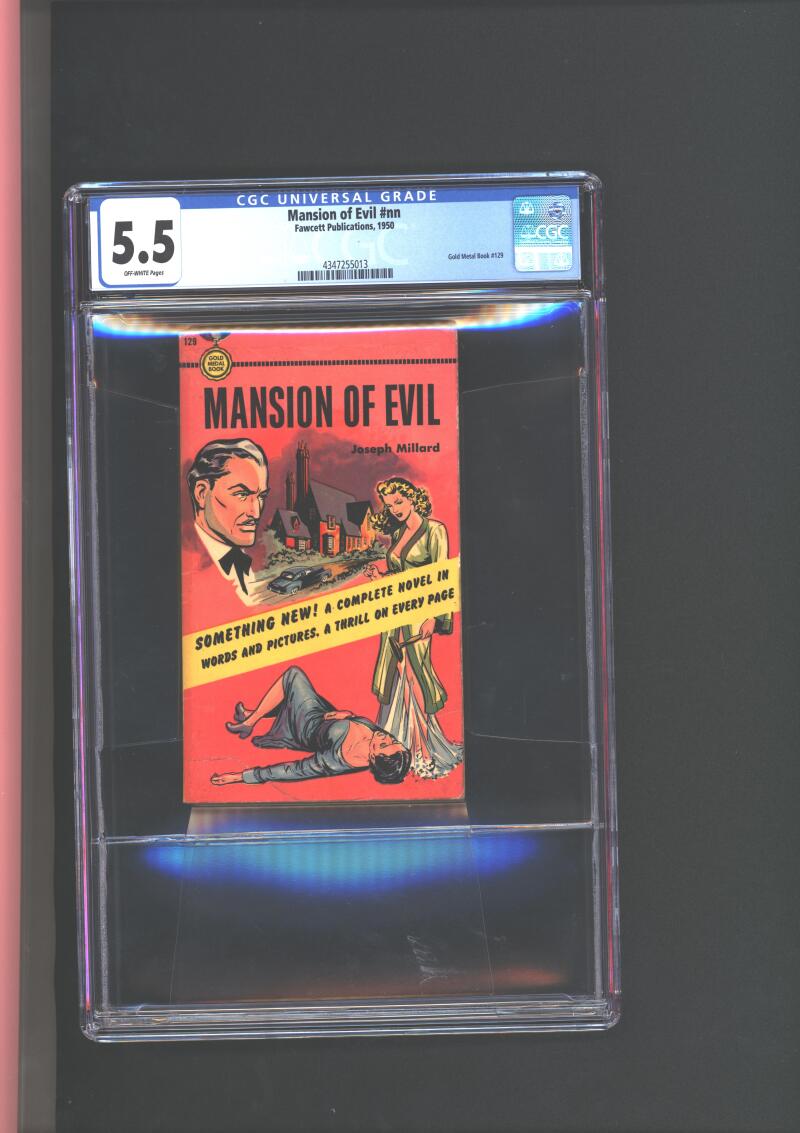 Mansion Of Evil #nn CGC 5.5 Gold Medal Book #129 1950