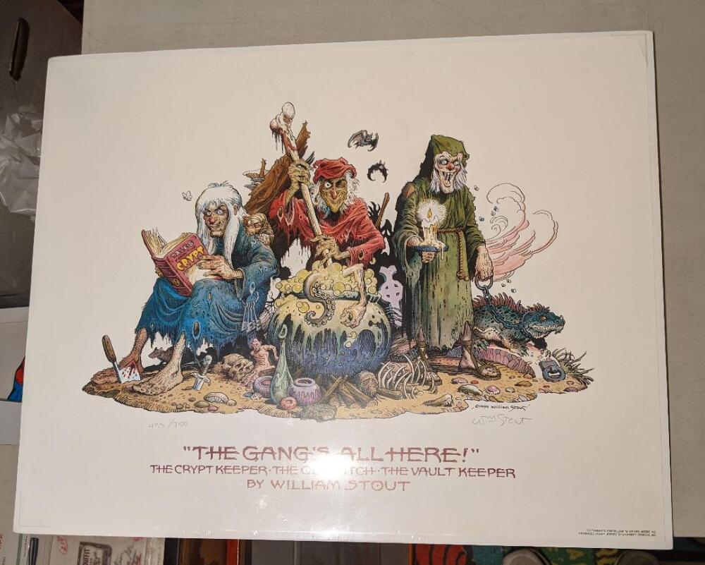 Gangs All Here  EC Witches Print William Stout 1994 signed and numbered 433/750