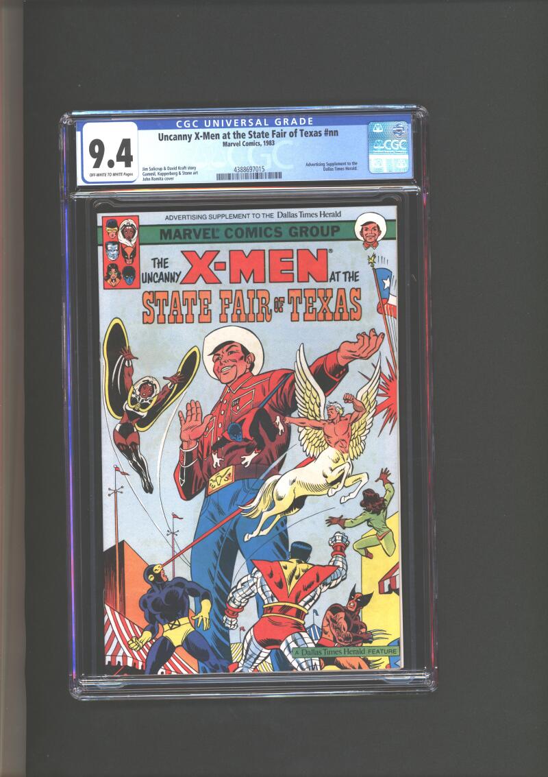 Uncanny X-Men At The State Fair Of Texas #nn CGC 9.4 Ad Supplement 1983