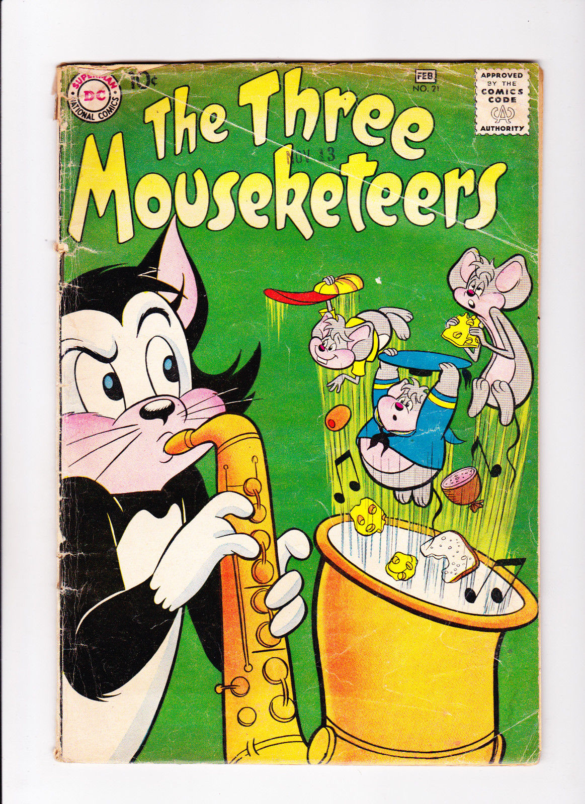 The Three Mouseketeers No.21 : 1959 : : Saxophone Cover! : | eBay