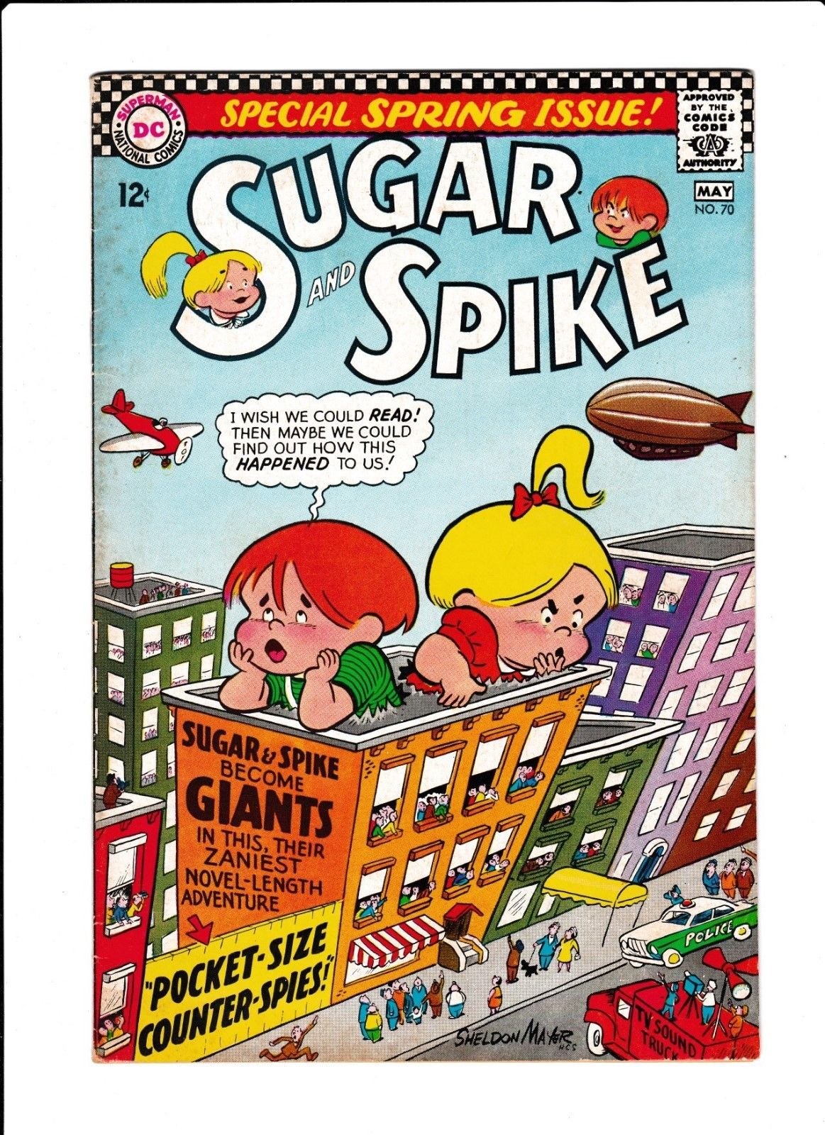 Sugar And Spike No70 1967 Pocket Size Counter Spies Ebay 