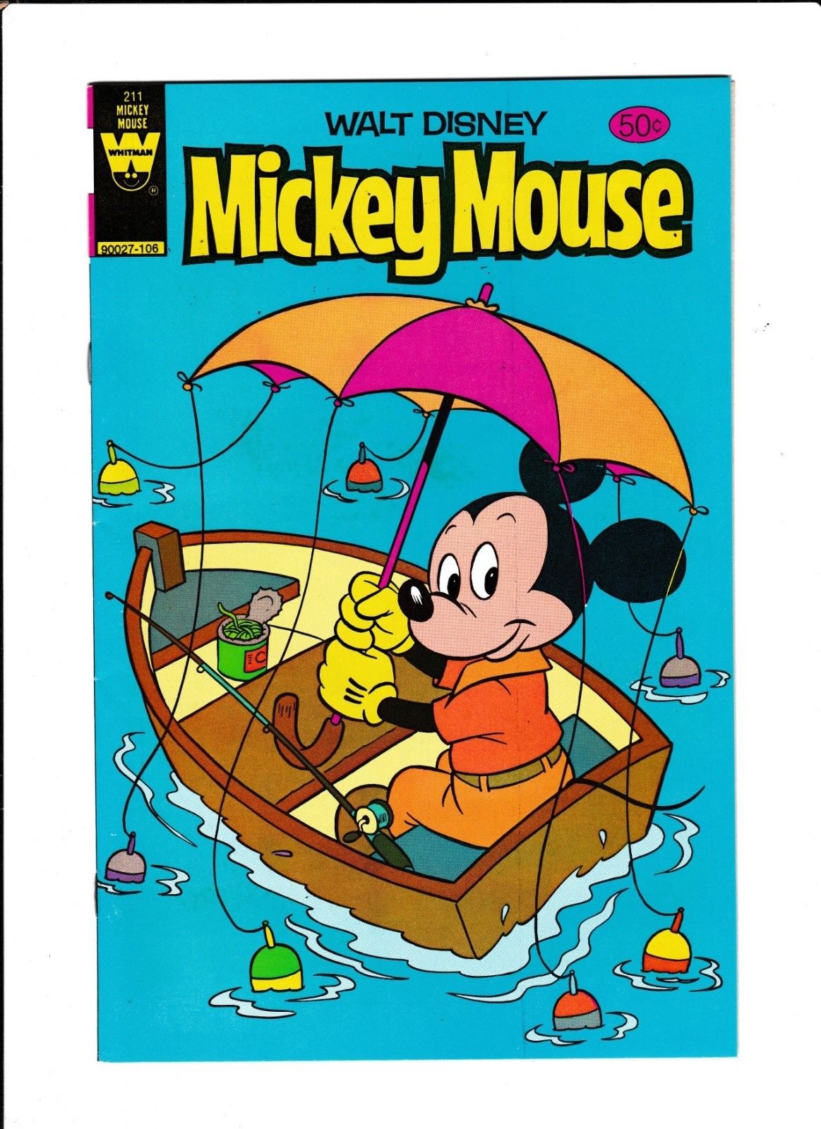 Mickey Mouse No.211 : 1980 : : Fishing Cover :