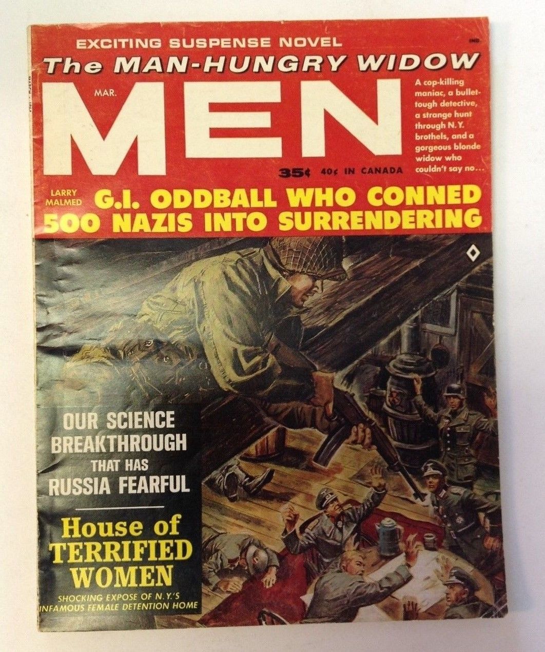 Men Magazine March 1964 GI Stories Mens Interest | eBay