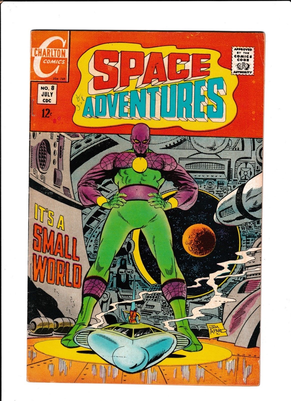 SPACE ADVENTURES #8  [1969 VG+]  